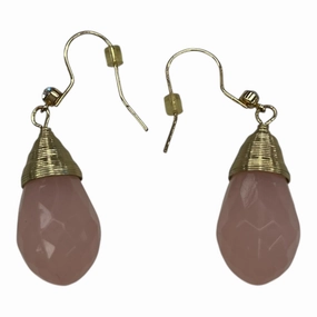 Earrings Statement By Clothes Mentor In Gold & Pink