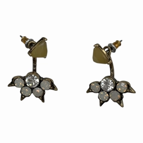 Earrings Statement By Clothes Mentor In White & Yellow