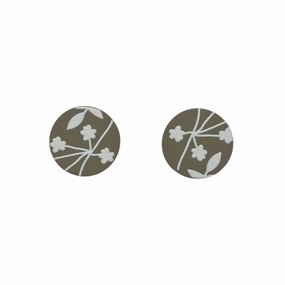 Earrings Stud By Cmf In Tan
