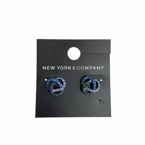 Earrings Stud By New York And Co In Black & Blue
