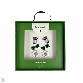 Earrings Stud By Target-designer, Size: 03 Piece Set