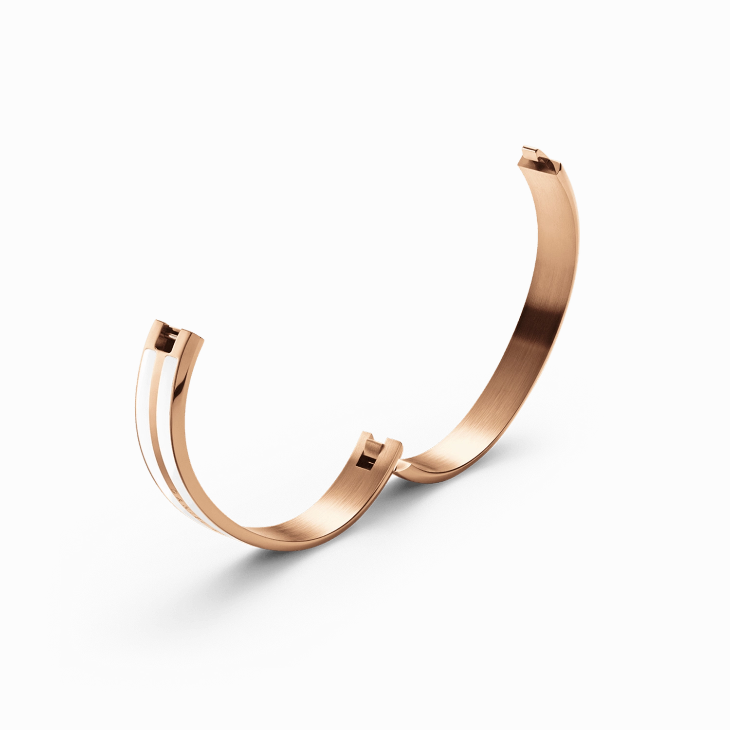 Emalie Infinite White and Rose Gold Bracelet