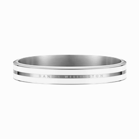 Emalie Infinite White and Silver Bracelet
