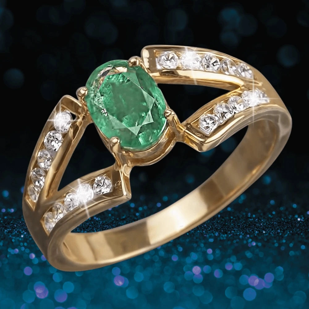 Emerald Orchard Ring