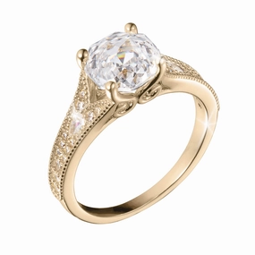 Enchanted Rose Clear Ladies Ring