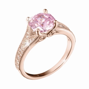 Enchanted Rose Pink Ladies Ring