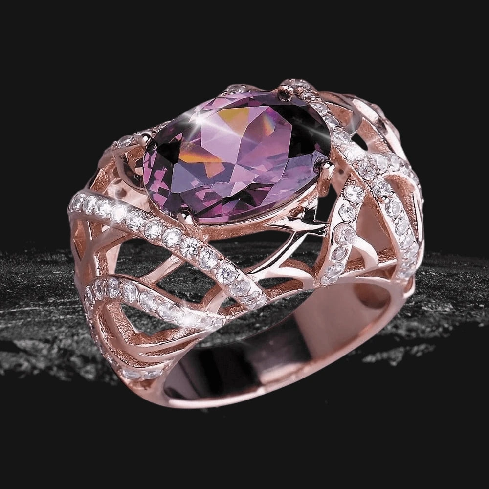 Entwined Rose Gold Ring