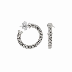 Essentials Earrings - 18ct White gold