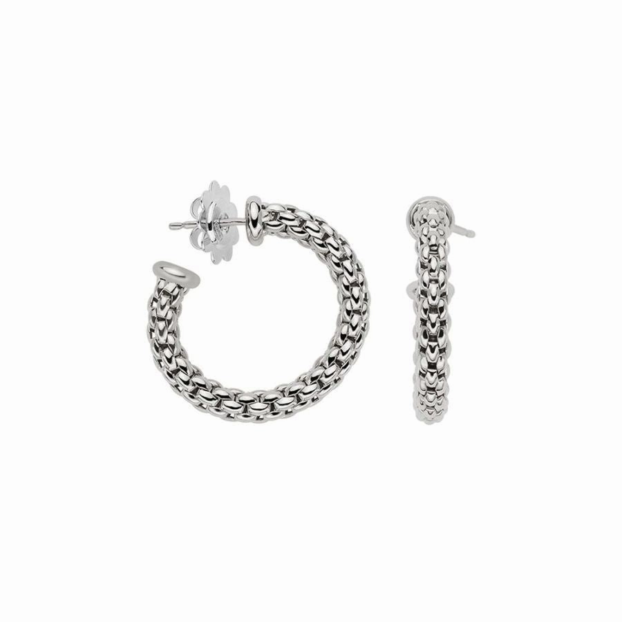 Essentials Earrings - 18ct White gold