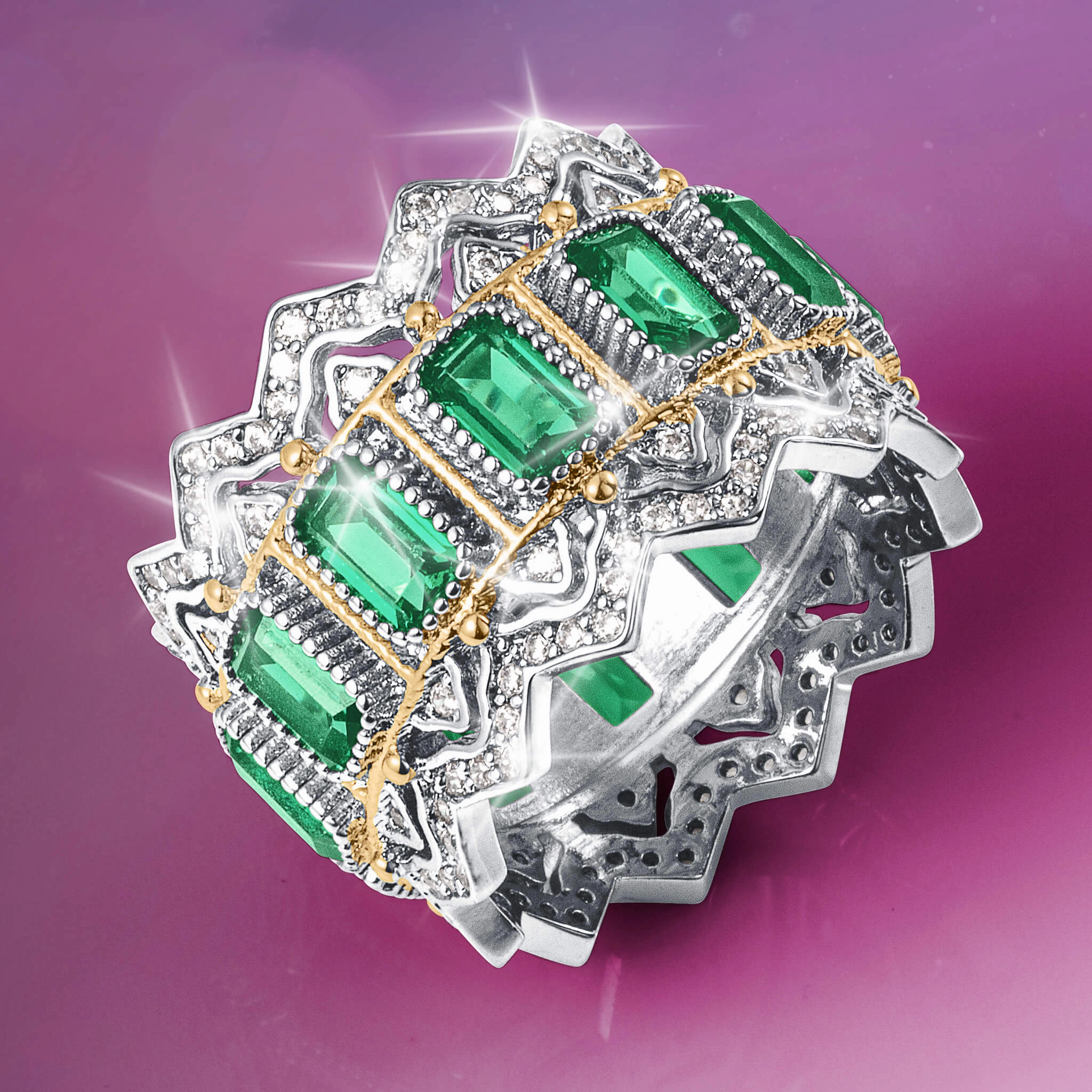 Eternity Wave Ladies RIng
