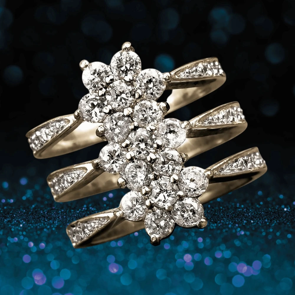 Flower Journey Yellow Gold Ring
