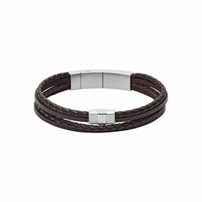 Fossil Casual Texture Black Bracelet JF02934040