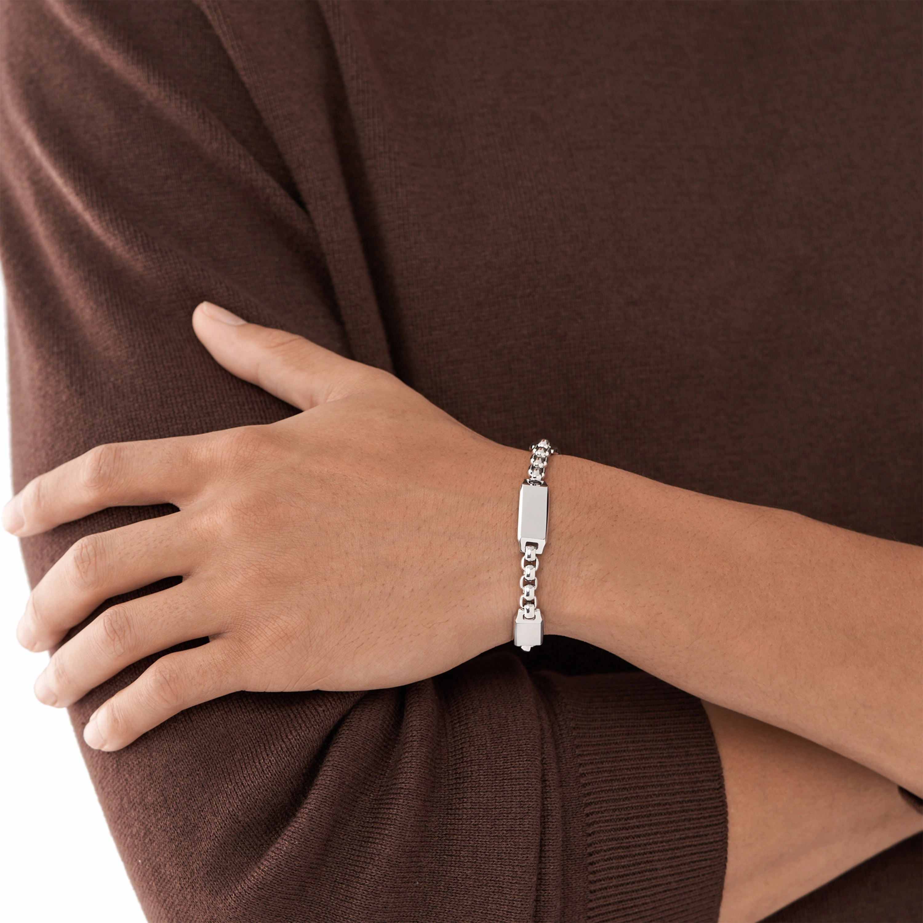 Fossil Drew Silver Bracelet JF04400040