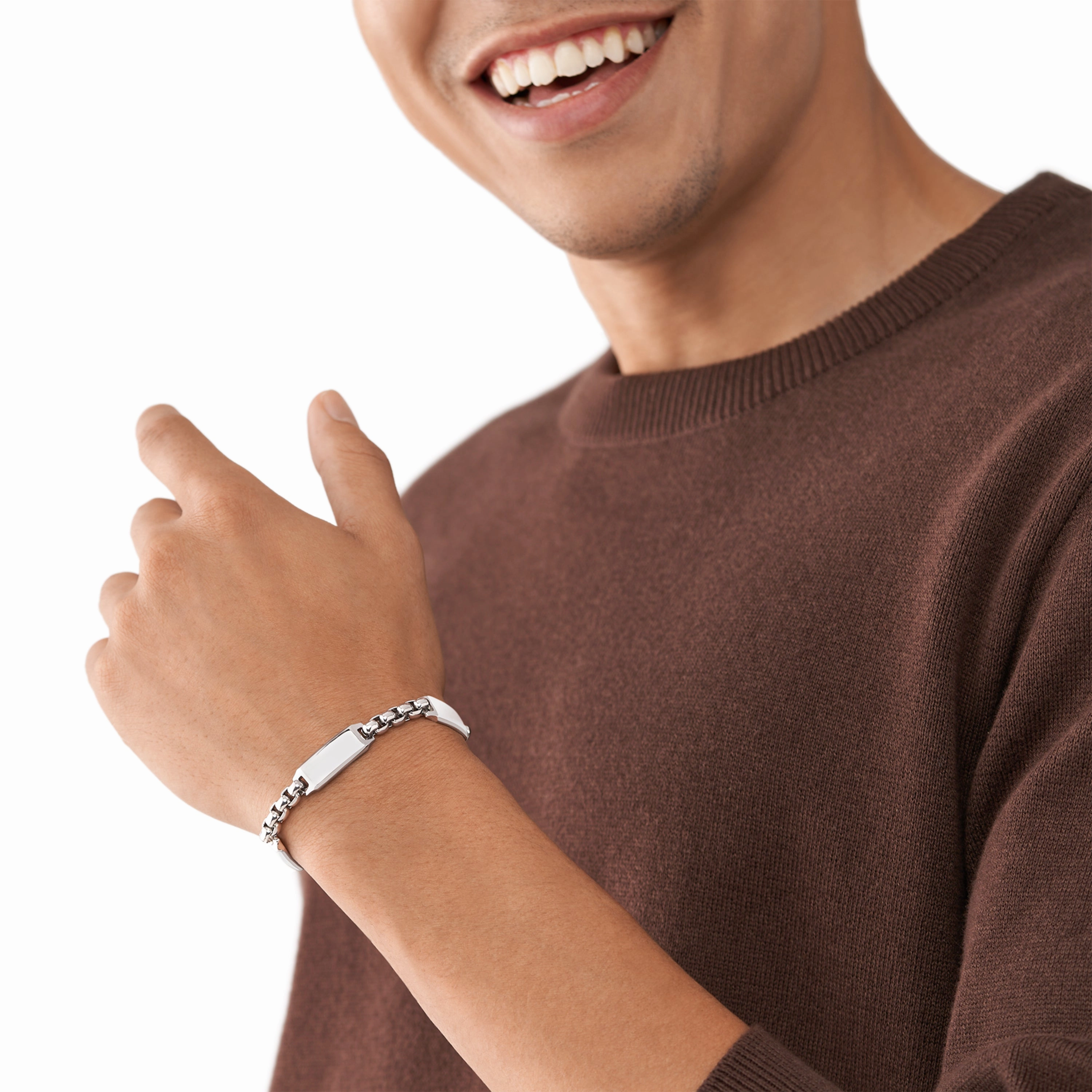 Fossil Drew Silver Bracelet JF04400040