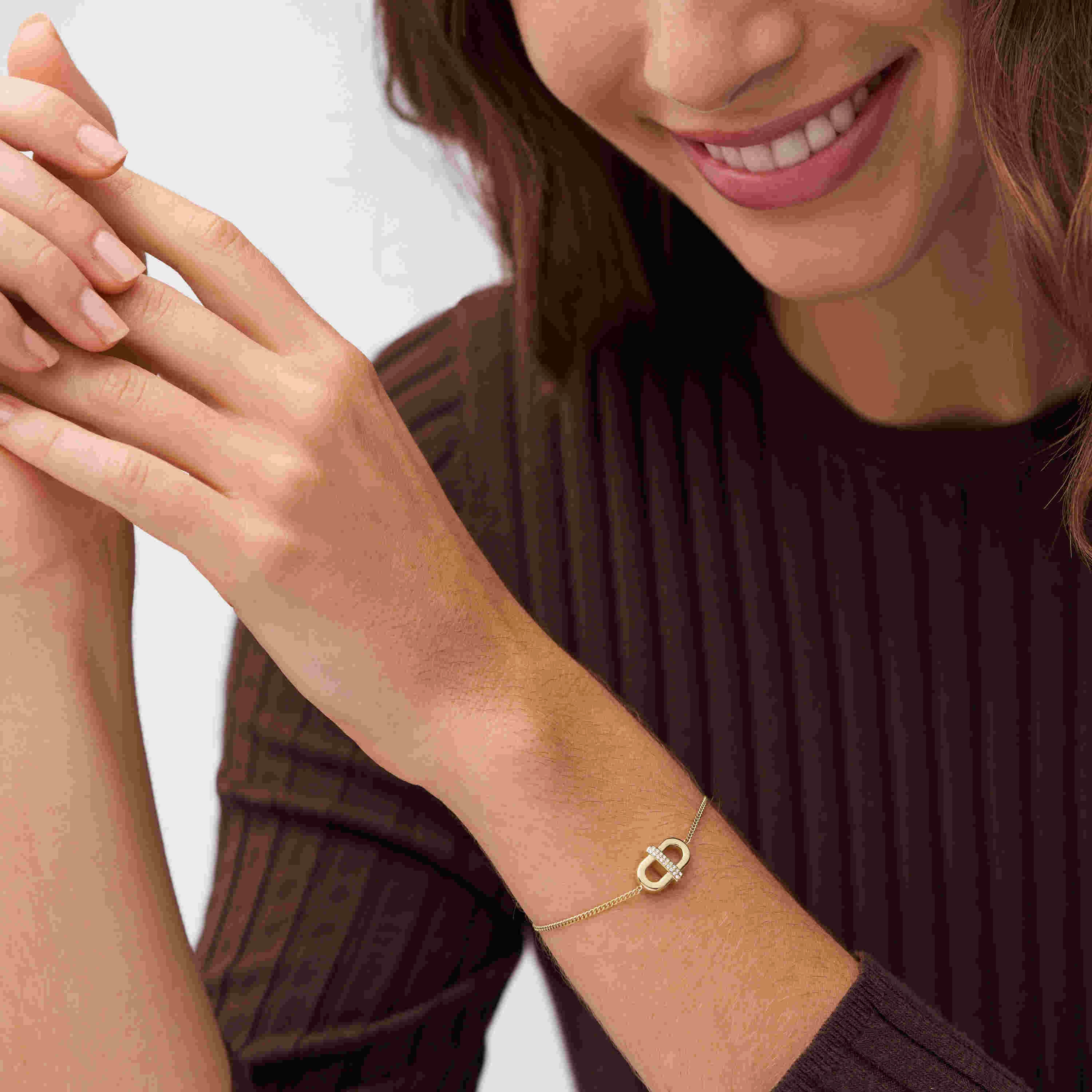 Fossil Heritage Gold Bracelet JF04584710