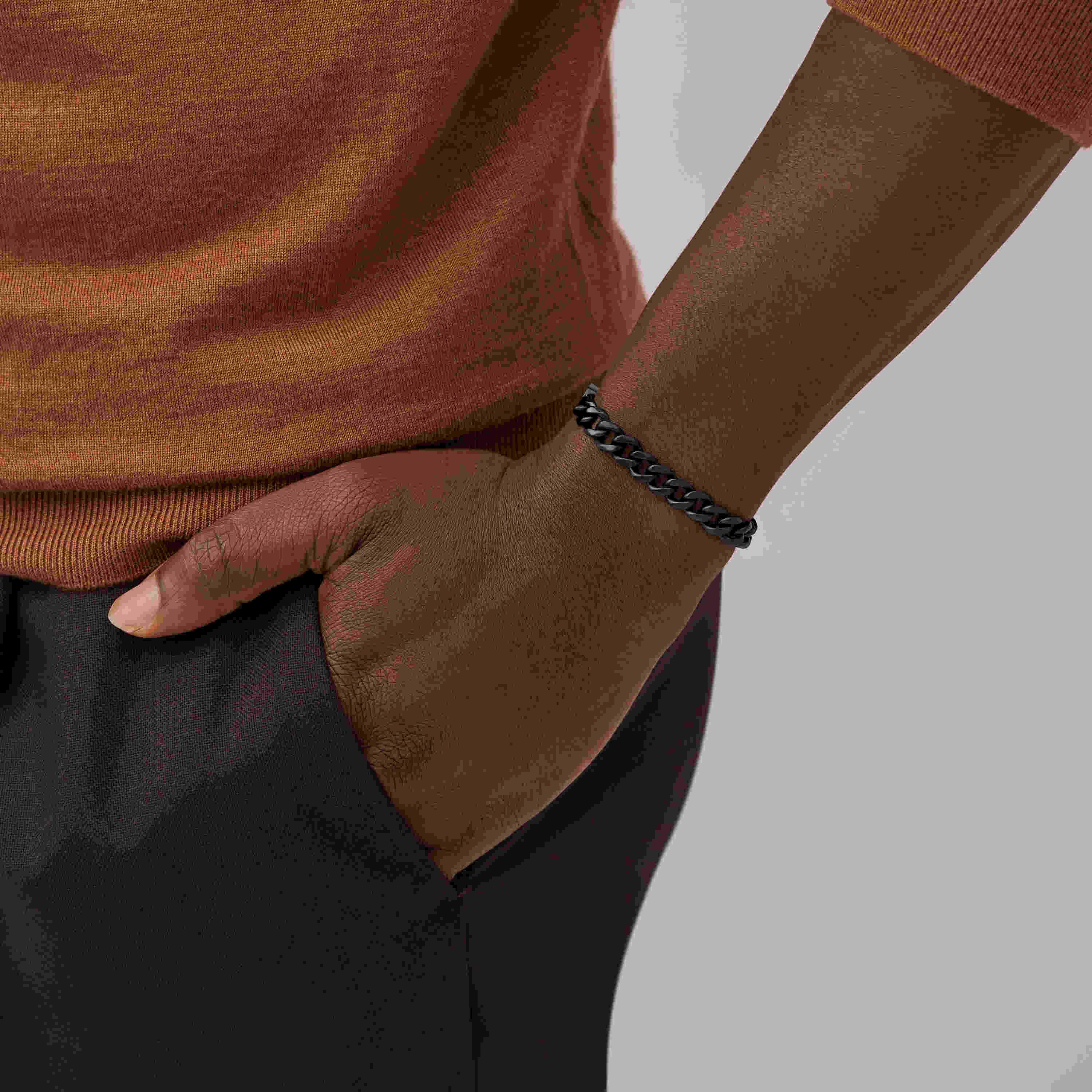 Fossil Jewelry Black Bracelet JF04634001