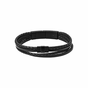Fossil Vintage Casual Black Bracelet JF03098001