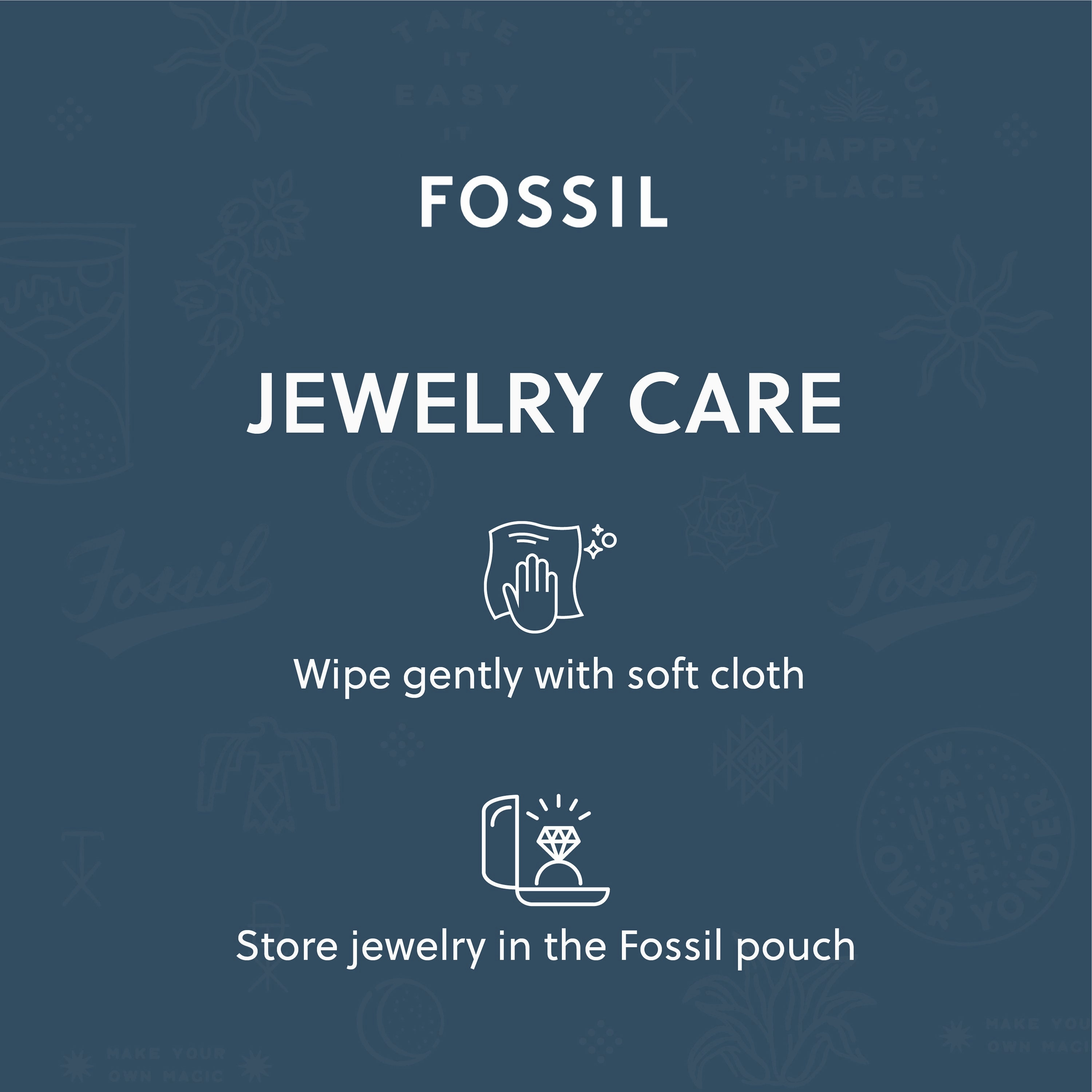 Fossil Vintage Casual Black Bracelet JF03098001