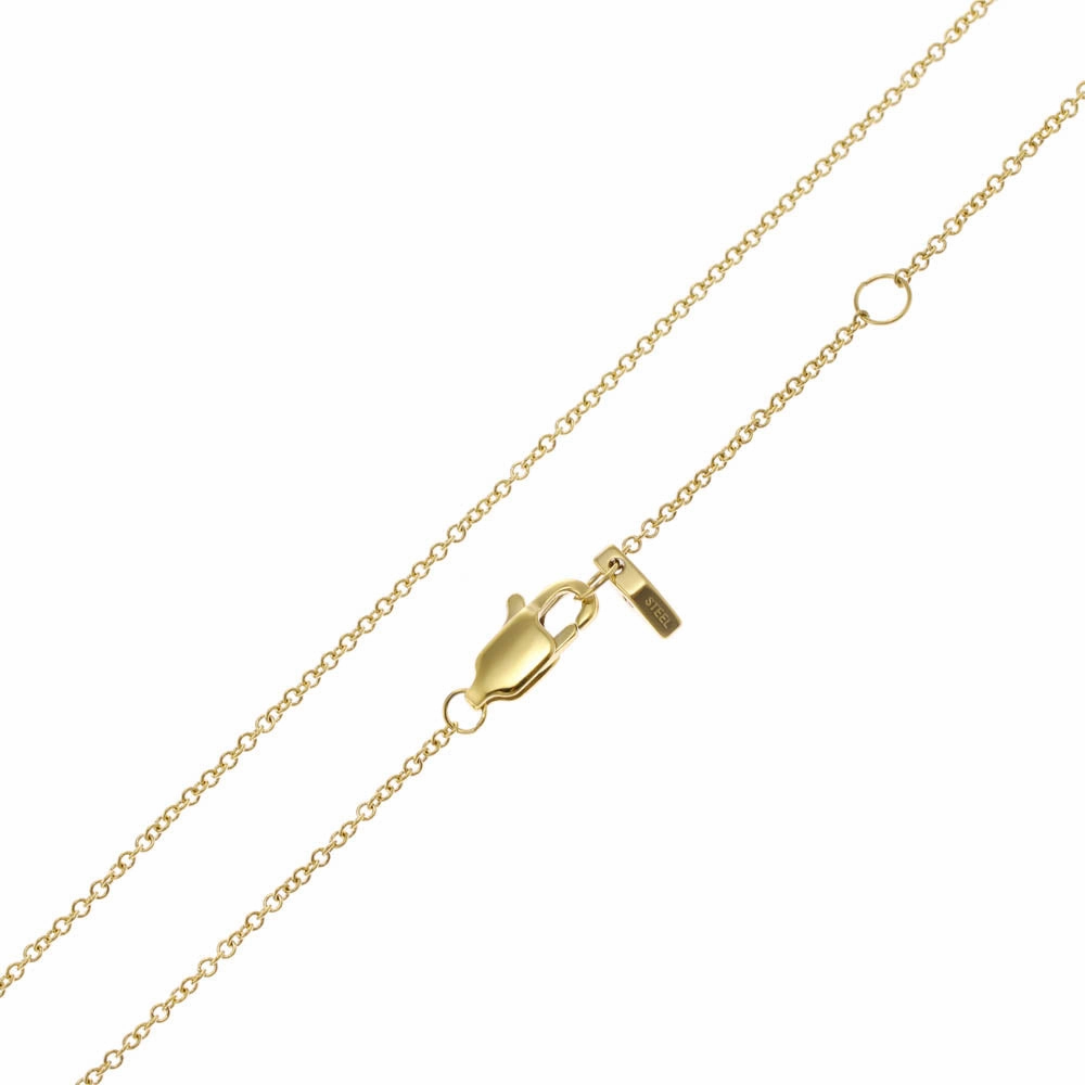Fossil Yellow Gold Plated Stainless Steel  Harlow Pendant with Chain