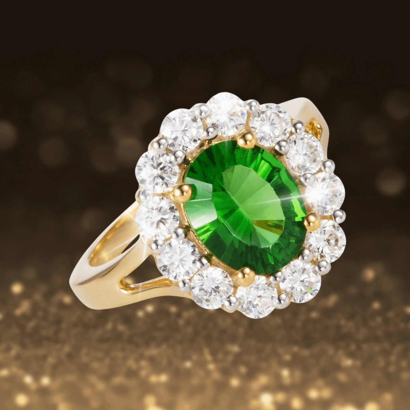 Gaia Helenite Ring