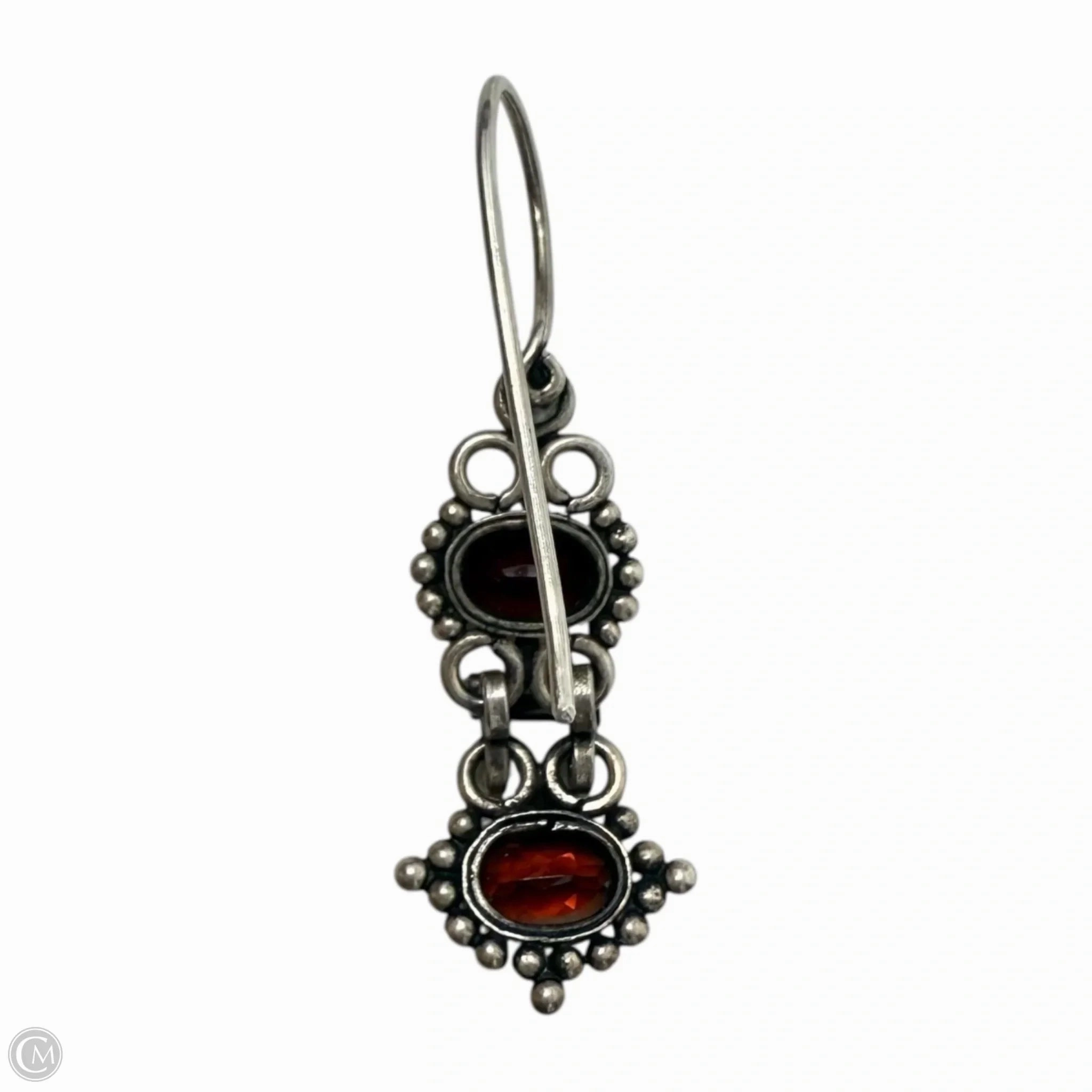 Garnet Drop Earrings