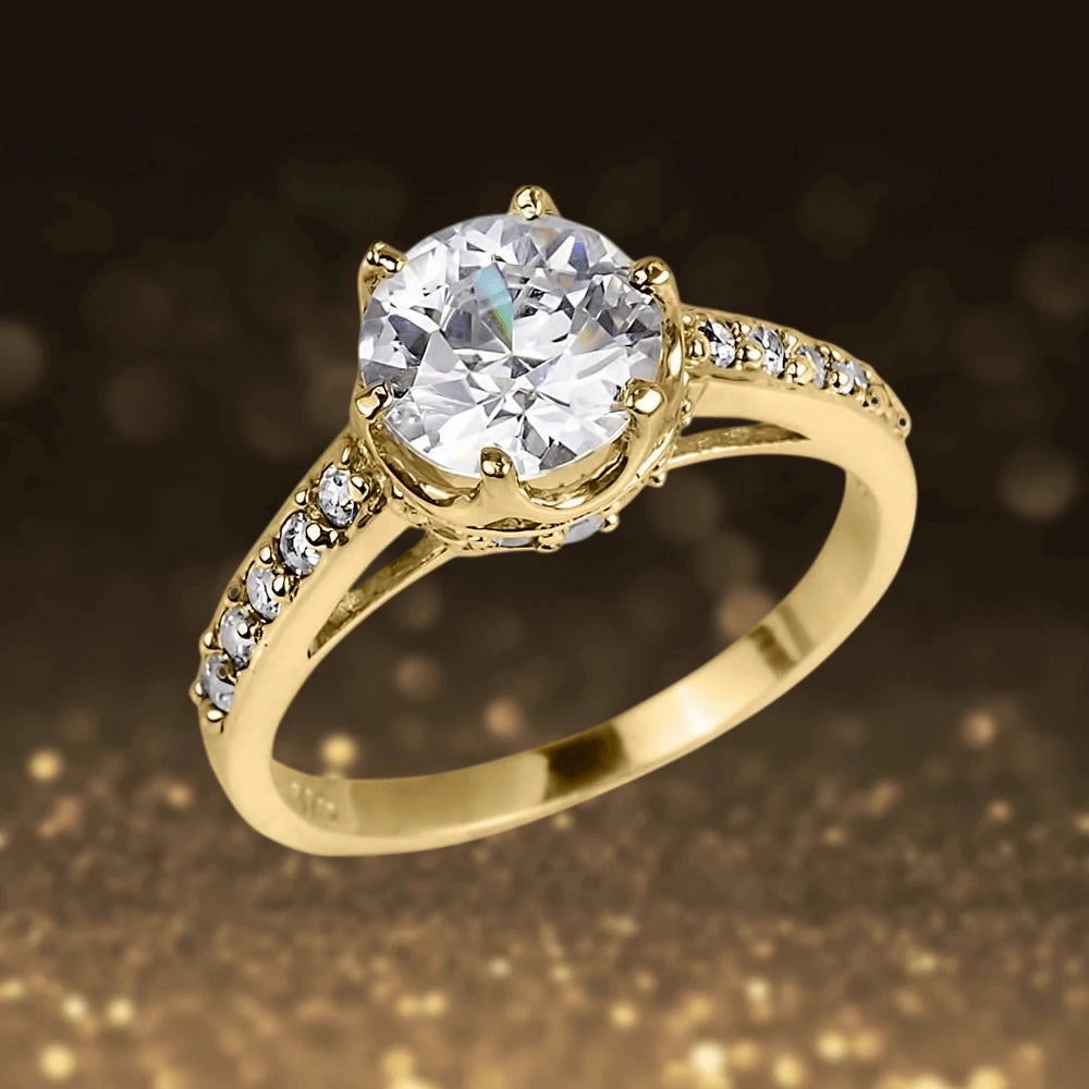 Gold Crown Ring