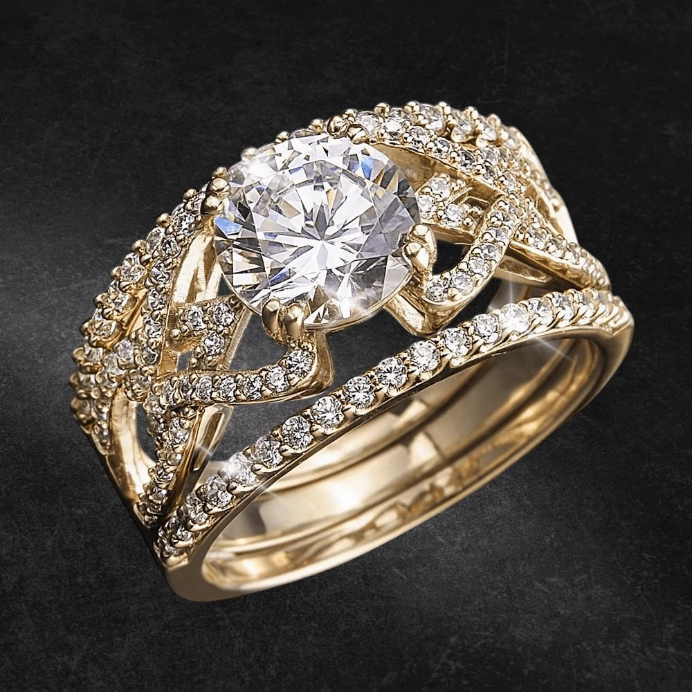 Golden Luna Ring