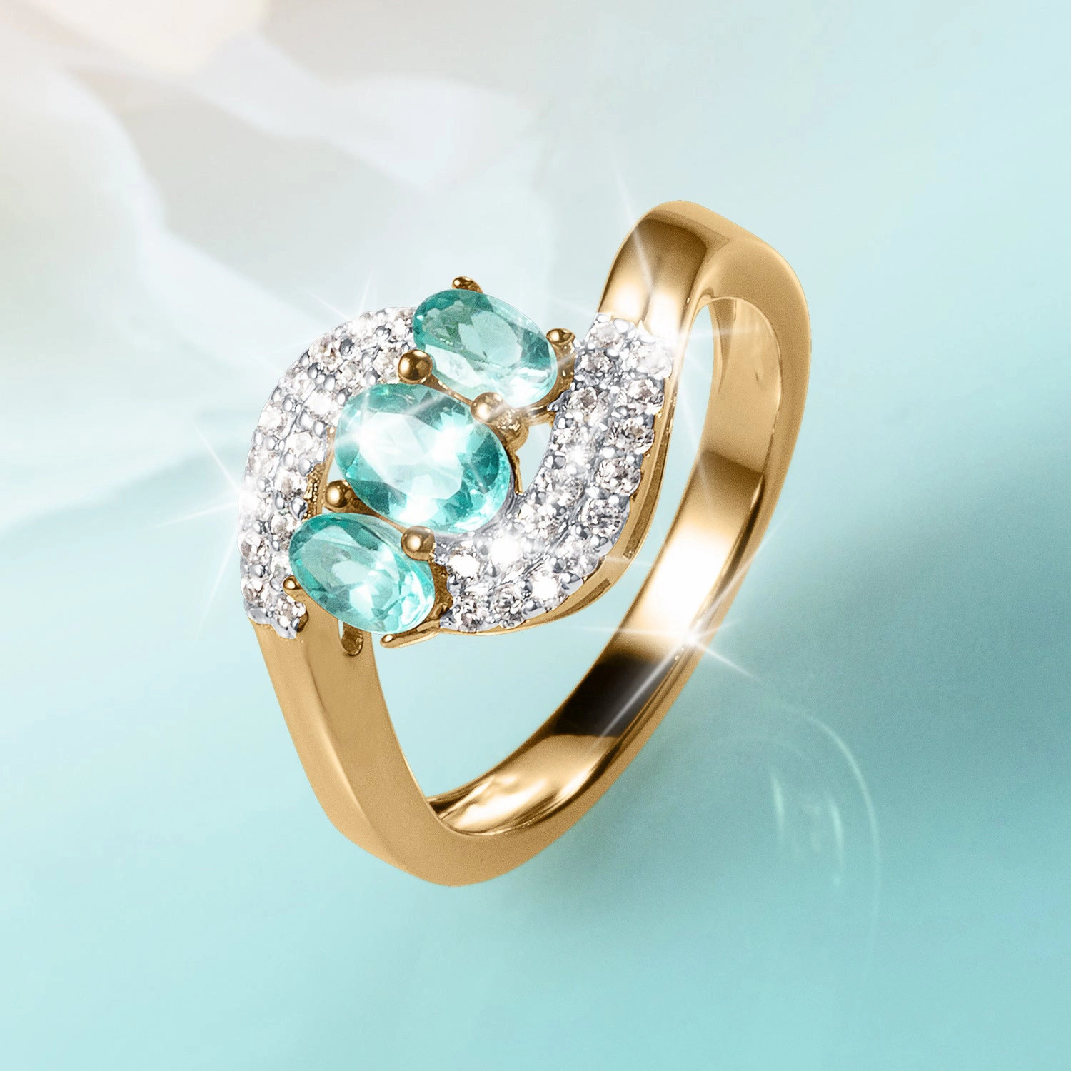 Graceful Apatite Ladies Ring