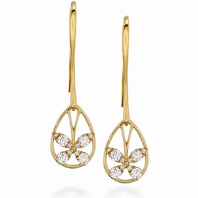 Hearts On Fire Aerial Diamond Drop Earrings