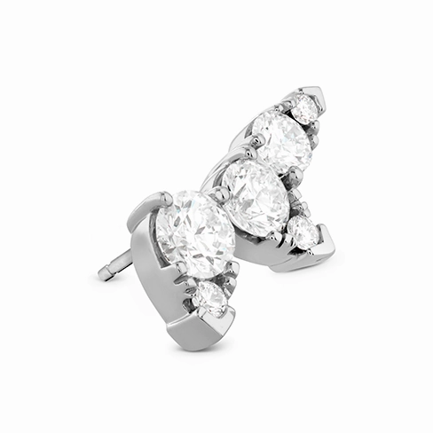 Hearts On Fire Aerial Diamond Ear Vine Diamond Earrings