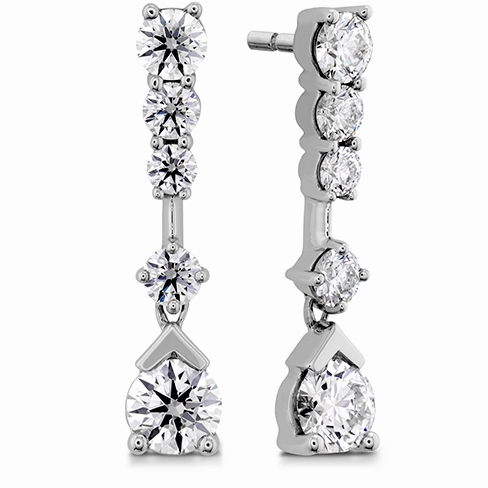Hearts On Fire Aerial Elegance Line Diamond Earrings
