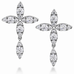 Hearts On Fire Aerial Petal Drop Diamond Earrings