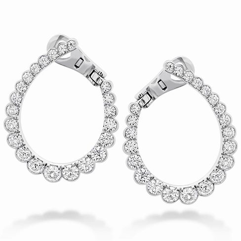 Hearts On Fire Aerial Regal Diamond Hoop Earrings