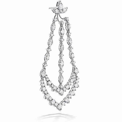 Hearts On Fire Aerial Triple Diamond Chandelier Earrings