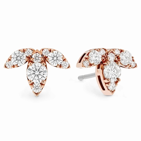 Hearts On Fire Aerial Triple Diamond Stud Earrings
