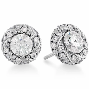 Hearts On Fire Atlantico Pave Stud Diamond Earrings