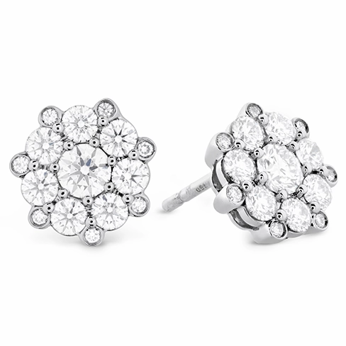 Hearts On Fire Beloved Cluster Diamond Earrings