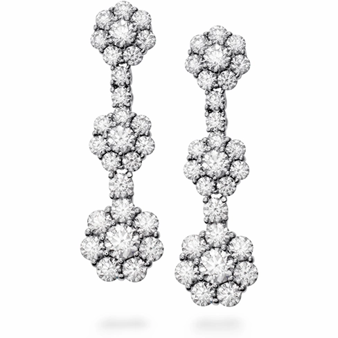 Hearts On Fire Beloved Three Station Diamond Drop Earrings