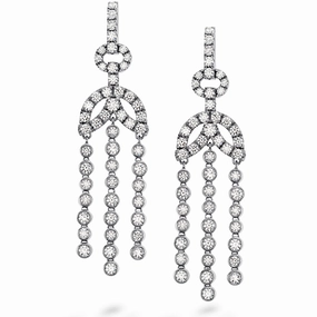 Hearts On Fire Copley Bezel Chandelier Diamond Earrings
