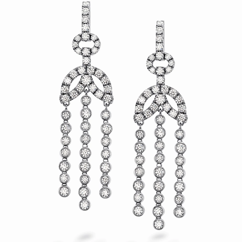 Hearts On Fire Copley Bezel Chandelier Diamond Earrings