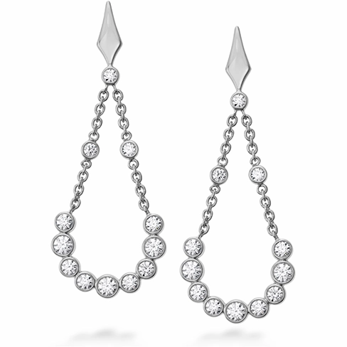 Hearts On Fire Copley Bezel Diamond Drop Earrings