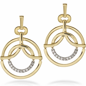 Hearts On Fire Copley Circle Diamond Earrings