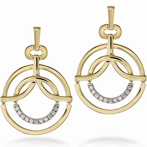 Hearts On Fire Copley Circle Diamond Earrings