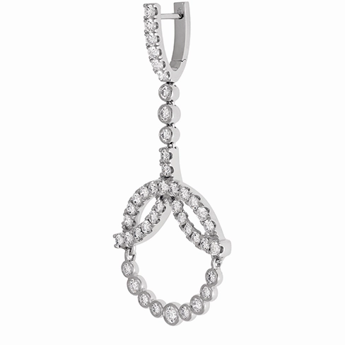 Hearts On Fire Copley Diamond Circle Diamond Drop Earrings