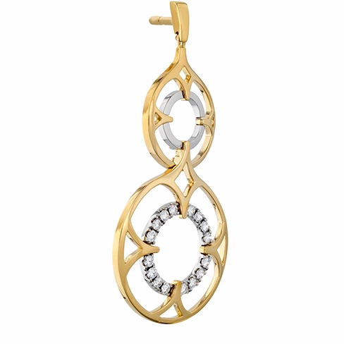 Hearts On Fire Copley Double Diamond Drop Earrings