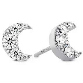 Hearts On Fire Fulfillment Half Moon Diamond Earrings