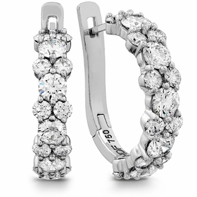 Hearts On Fire Gracious Diamond Hoop Earrings