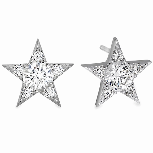 Hearts On Fire Illa Cluster Stud Diamond Earrings