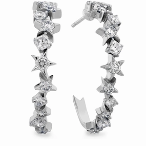 Hearts On Fire Illa Constellation Hoop Diamond Earrings