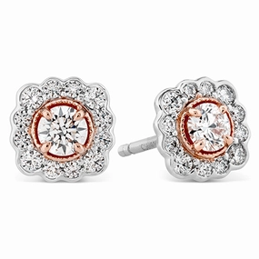 Hearts On Fire Liliana Flower Stud Diamond Earrings
